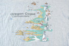 Vintage 1990s Oregon Coast Lighthouses Single Stitch T-Shirt