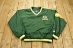 Vintage 1990s Green Bay Packers NFL Youth Windbreaker Jacket