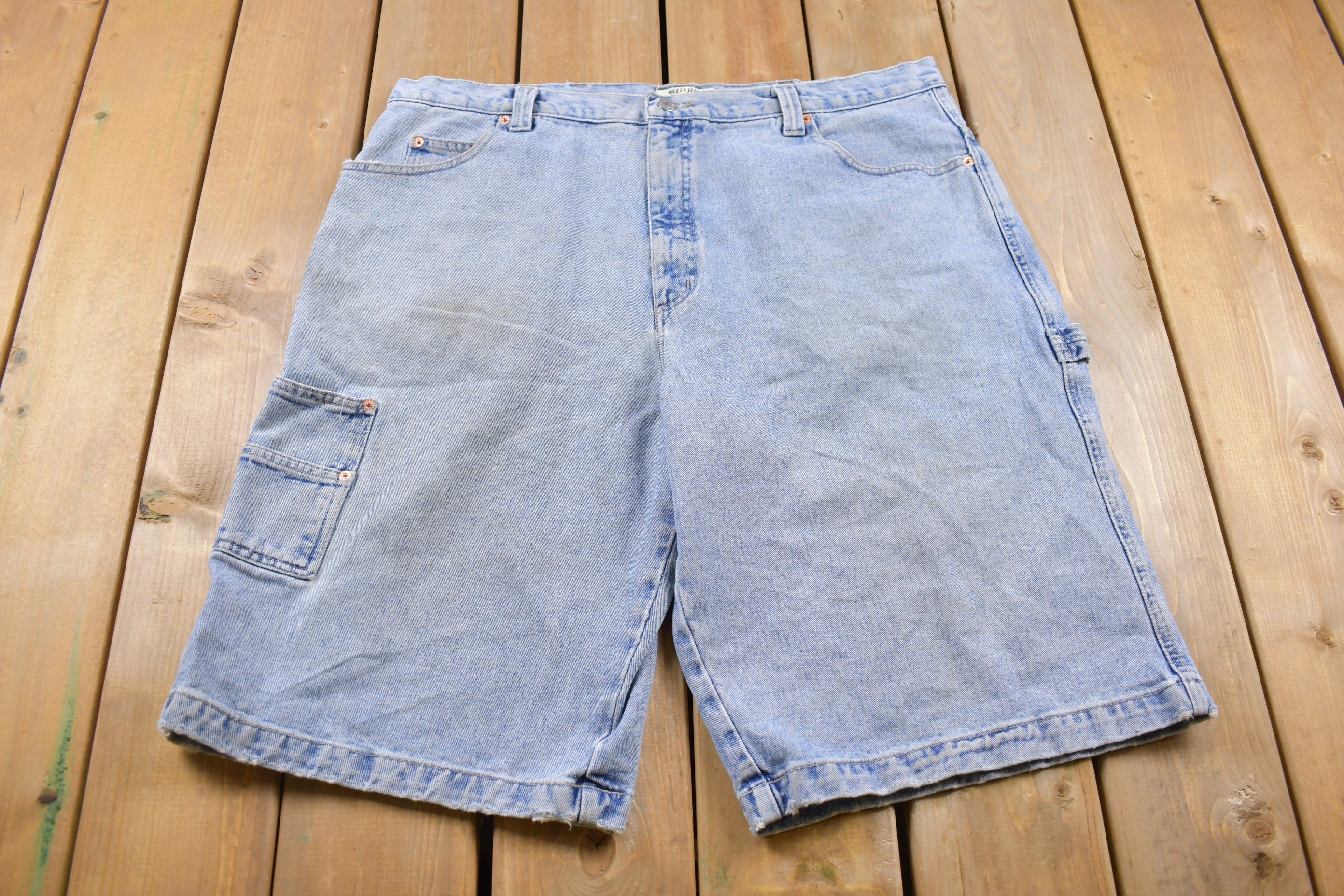 Vintage 1990s Guess Jeans Baggy Jean Shorts