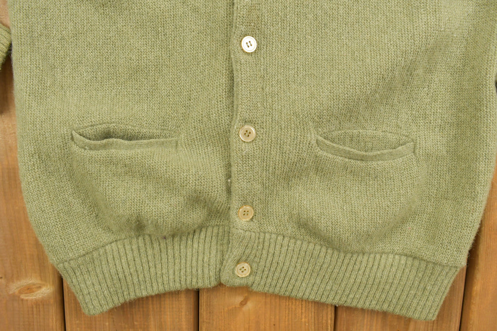 Vintage 1980s Knitted Cardigan Sweater