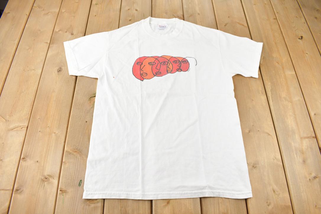 Vintage 2003 San Francisco AIDS Walk Team Graphic Art T-Shirt Size M