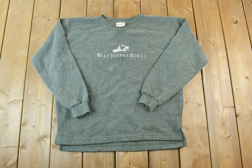 Vintage 1990s Mickey Mouse Walt Disney World Knit Crewneck