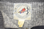Vintage 1990s Greenline Grey Blank Quarter Zip Sweatshirt
