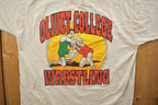 Vintage 1990s Olivet College Wrestling Collegiate T-Shirt