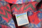 Vintage 1990s Full Zip Aztec Print Graphic Hoodie