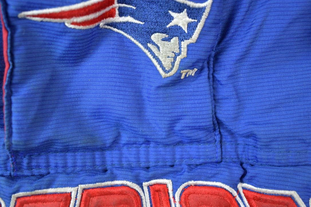 Vintage 1990s Starter New England Patriots Quarter Zip NFL Football Jacket