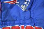 Vintage 1990s Starter New England Patriots Quarter Zip NFL Football Jacket