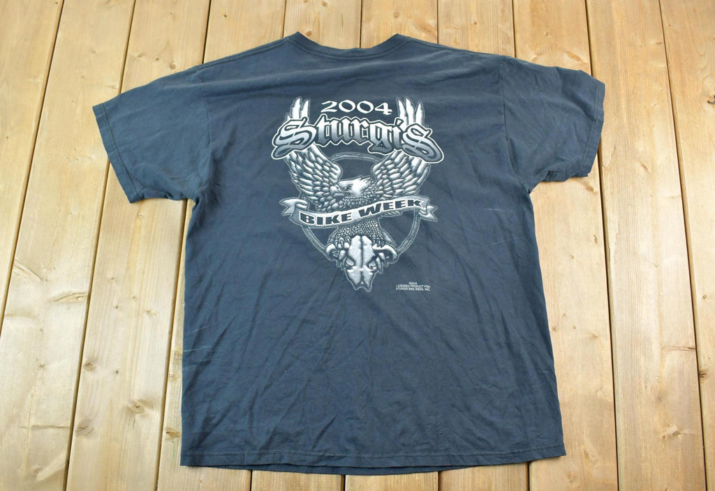 Vintage 2004 Sturgis Bike Week Harley Davidson Motorcycles T-Shirt Made In USA