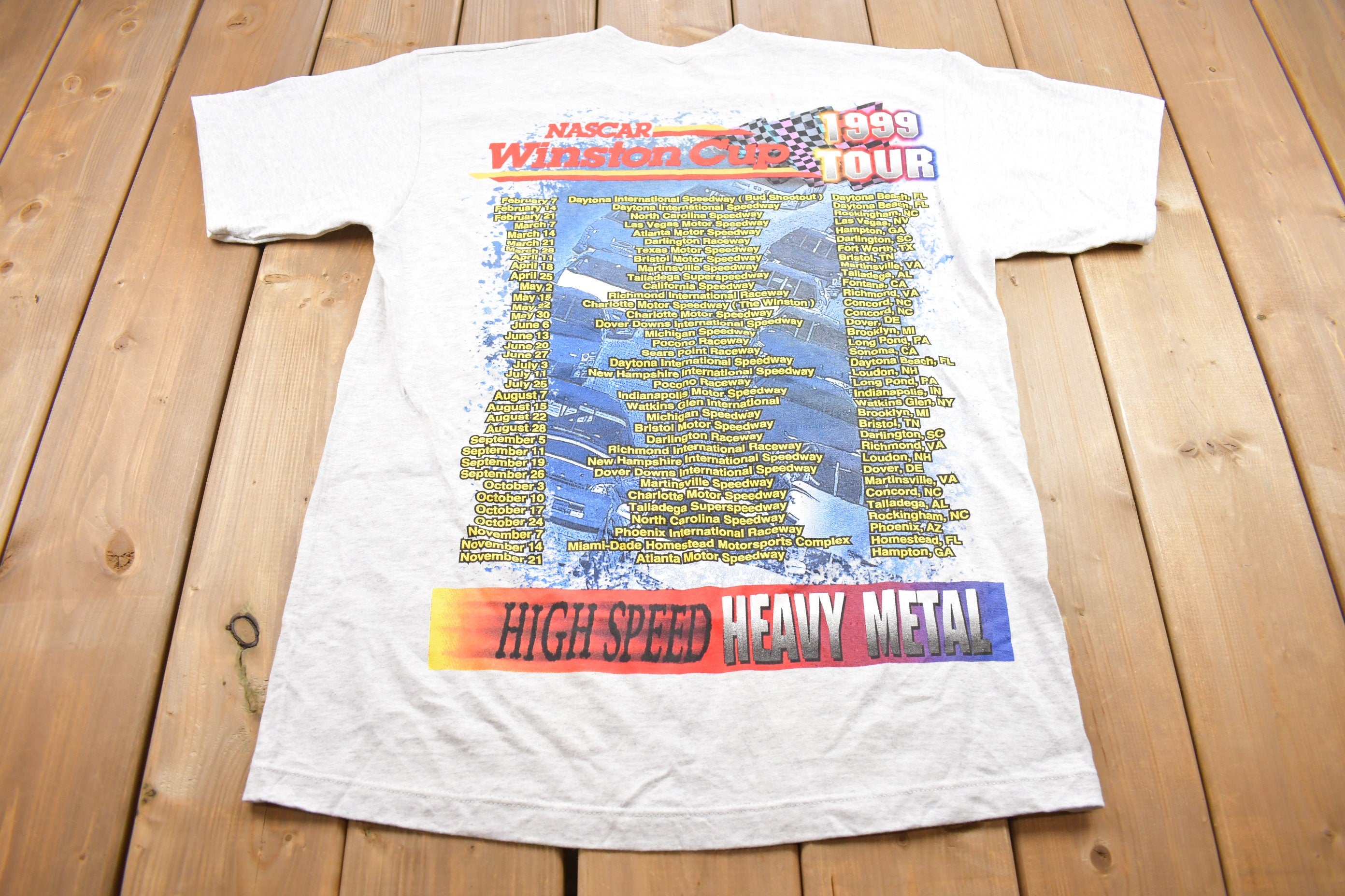 Vintage 1999 Nascar Winston Cup Graphic T Shirt
