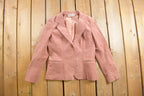 Vintage 1970s Womens Count Romi Suede Blazer Jacket