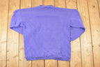 Vintage 1990s Gina Peters Embroidered Floral Crewneck Sweatshirt Womens L