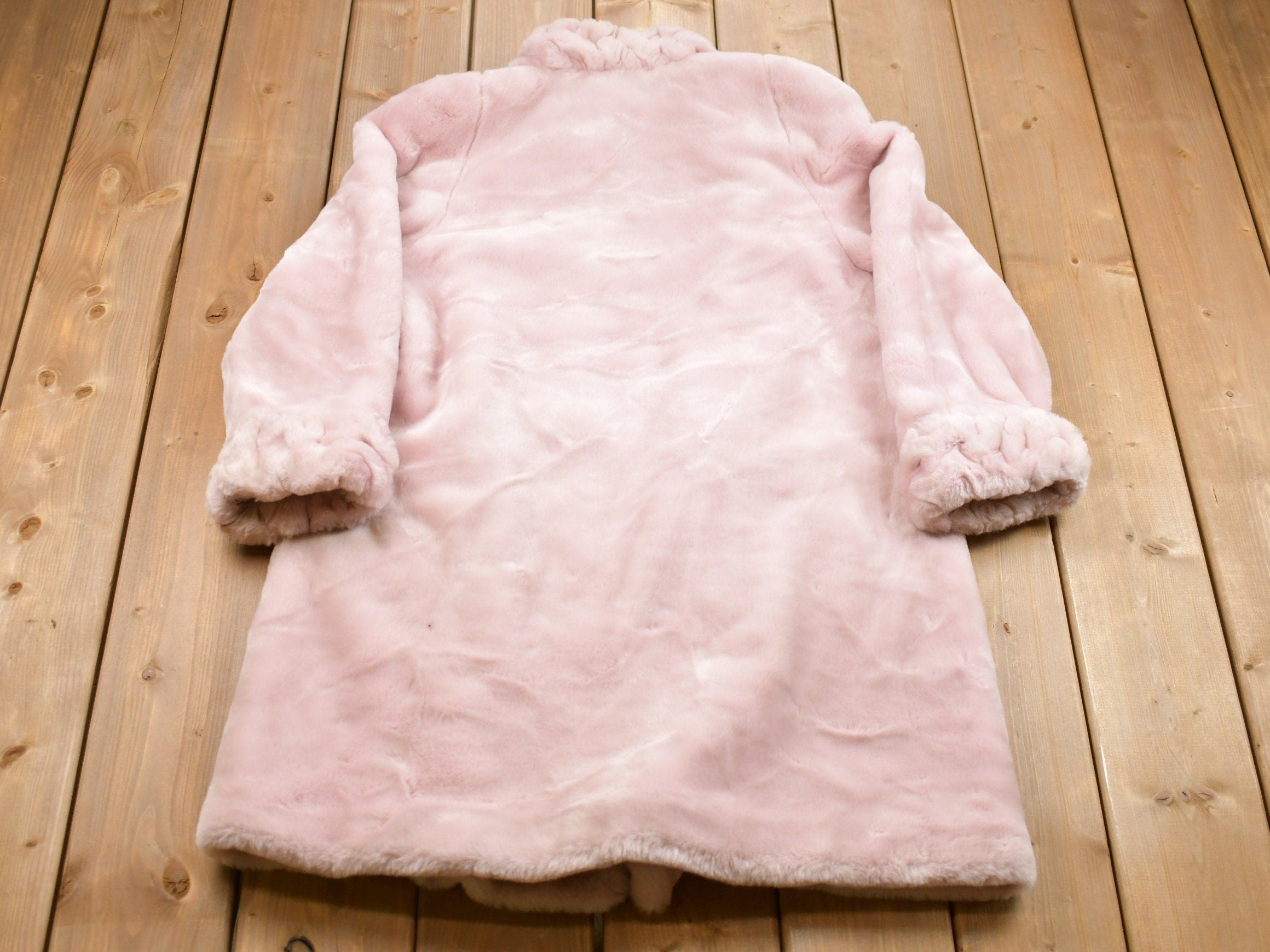 Vintage 1990s Melanie Lyne Faux Fur Coat