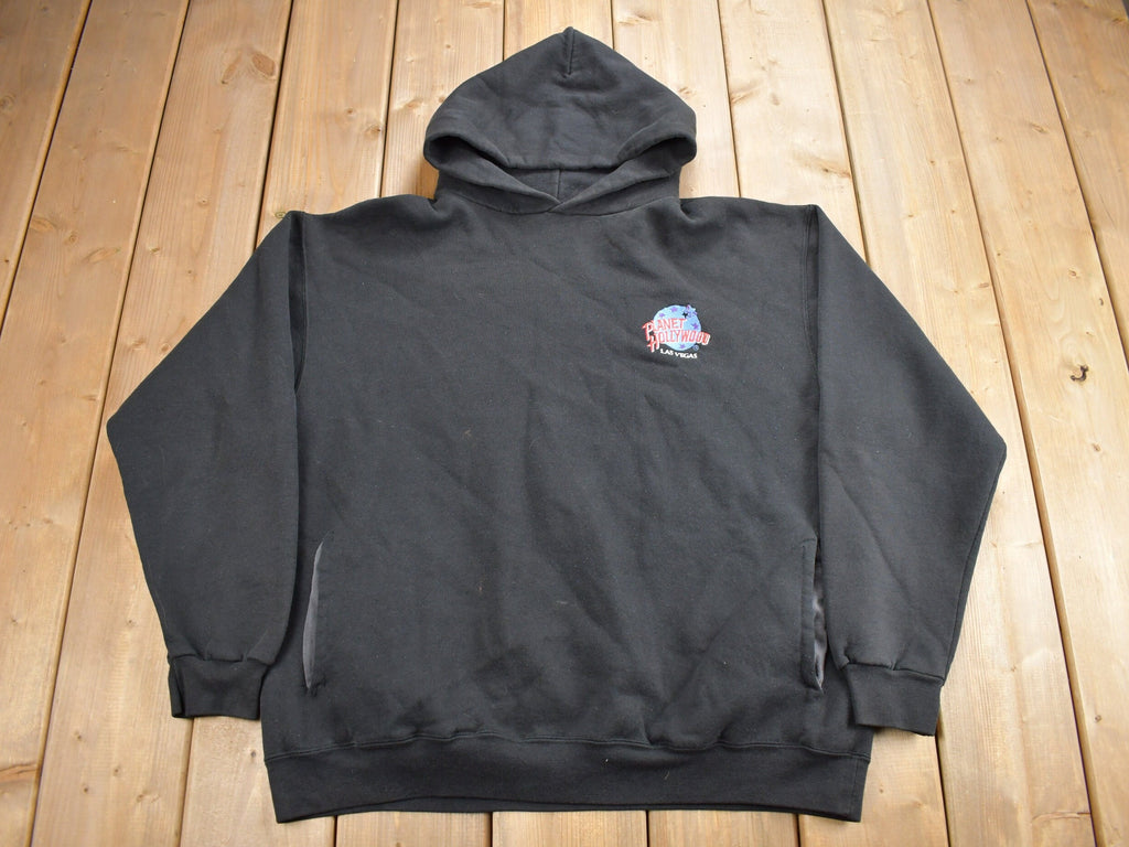 Vintage 1990s Planet Hollywood Las Vegas Embroidered Hoodie