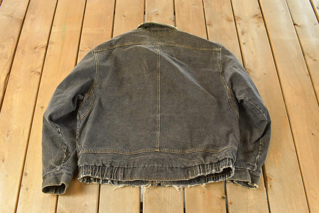 Vintage 1990s Levi's Distressed Denim Jean Jacket Men's Large / Vintage Denim / Streetwear / Trucker Jacket / Fall Jacket / Levi's Denim