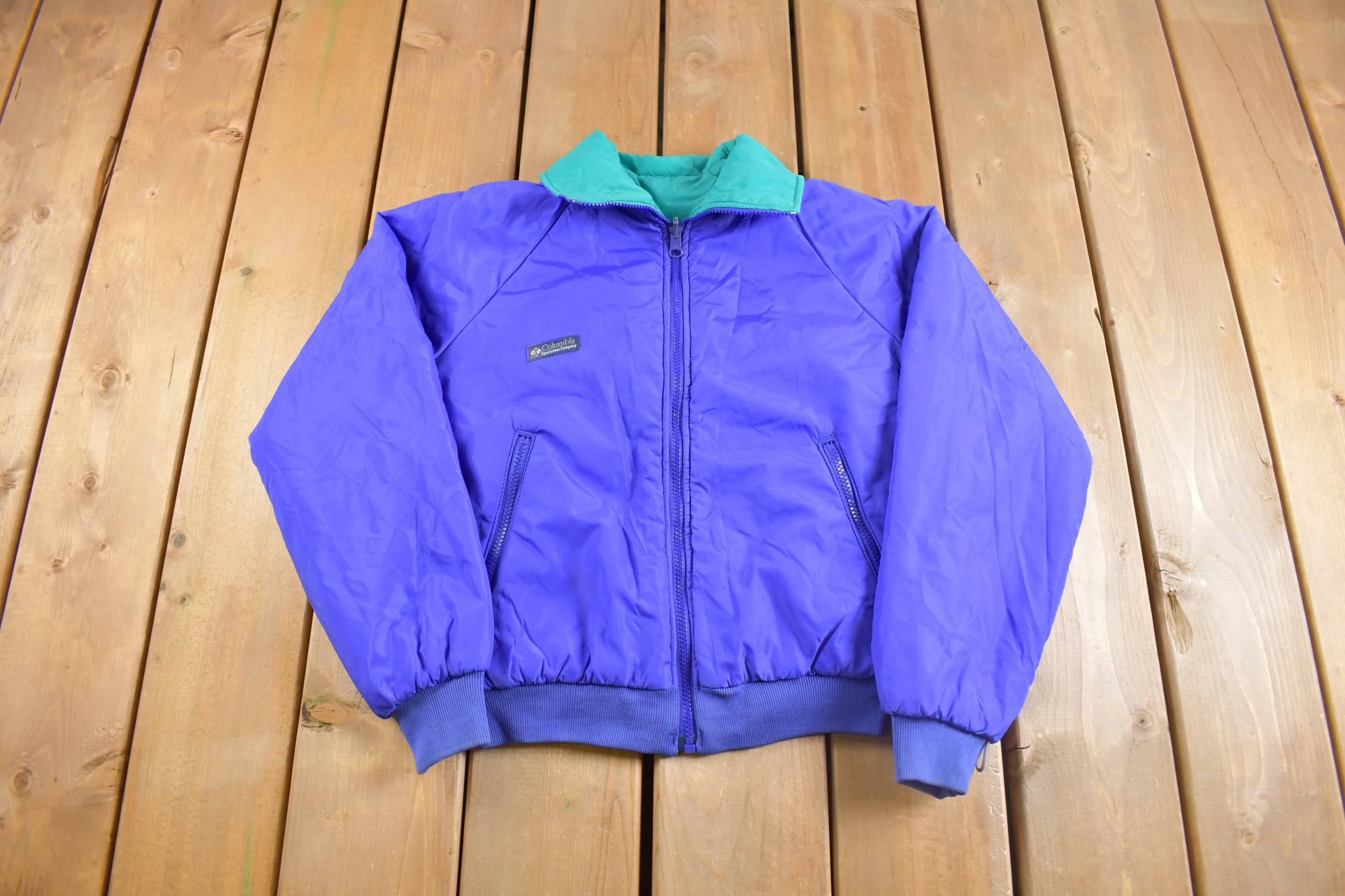 Vintage 1990s Columbia Sportswear Women's Reversible Liner Jacket / Ski Jacket / Streetwear / Outdoorsman
