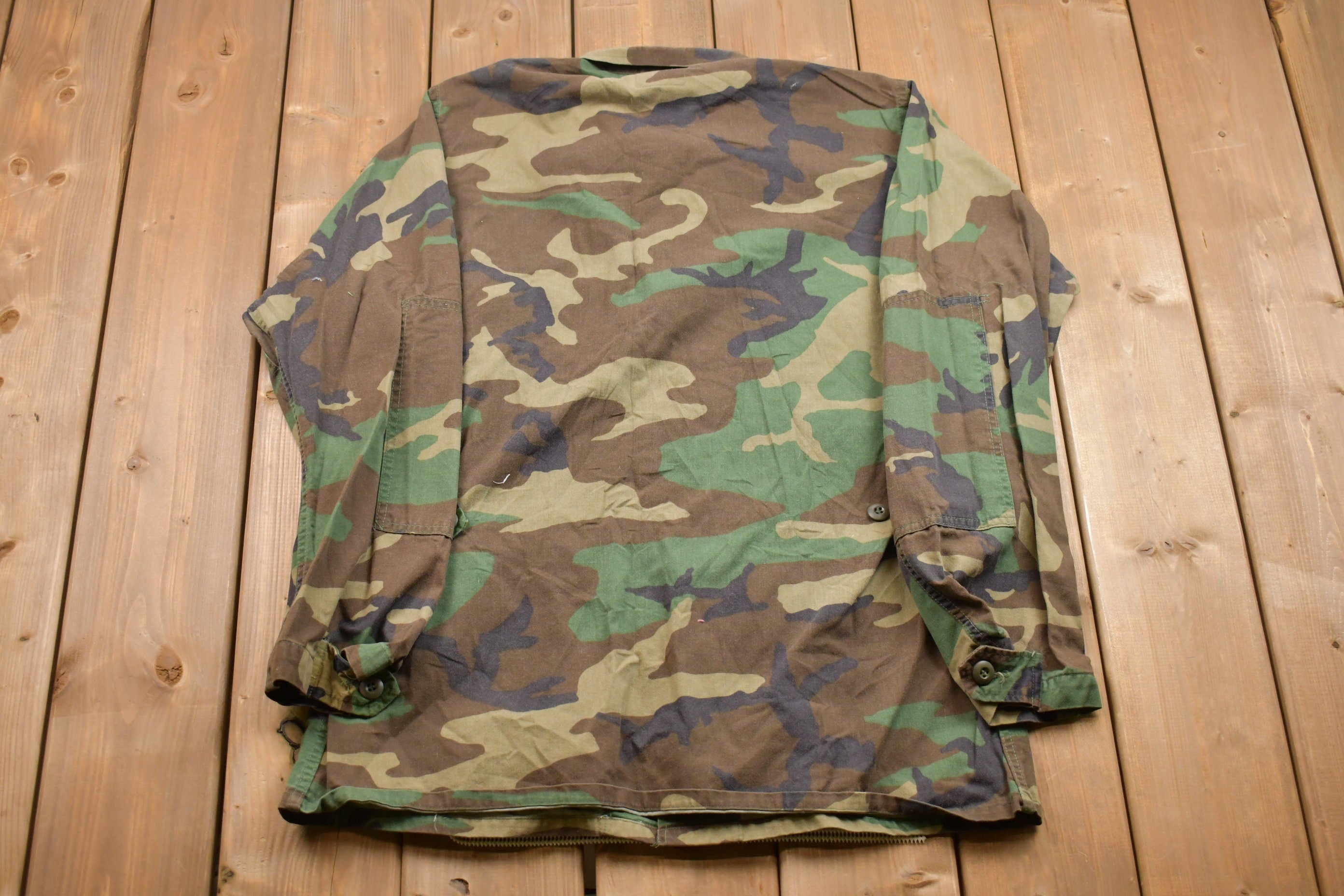 Vintage Military Button Up Jacket