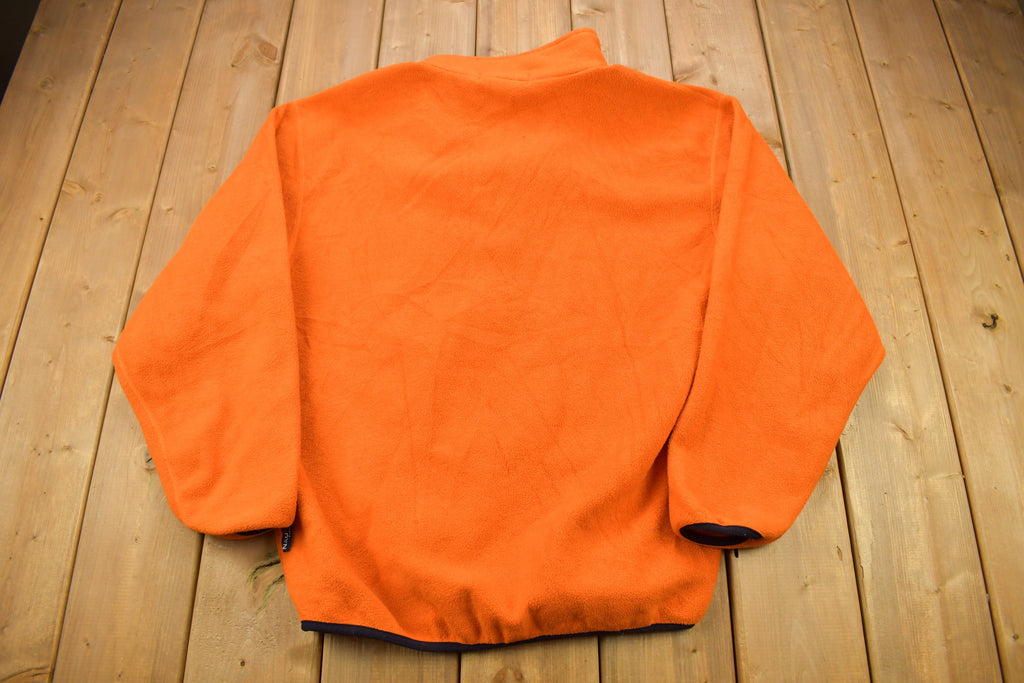 Vintage 1990s Nautica Competition Quarter Zip Fleece Sweater