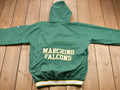 Vintage 1980s Marching Falcons Champion Quarter Zip Windbreaker