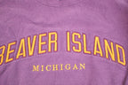 Vintage 1990s Beaver Island Souvenir Crewneck Sweatshirt Mens L