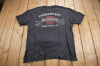 Vintage 1997 Vandervest Harley Davidson Peshtigo WI T-Shirt