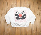 Vintage 1990s Cute Panda Bear Crewneck Sweater