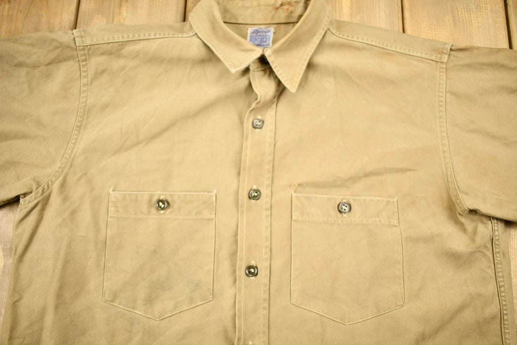 Vintage 1940s Reeves Hercules Mountain Cloth Work Jacket