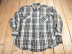 Vintage 1990s St Johns Bay Plaid Flannel Shirt