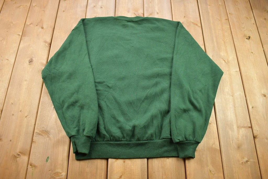 Vintage 1990s Cute Abstract Tree Crewneck Sweater