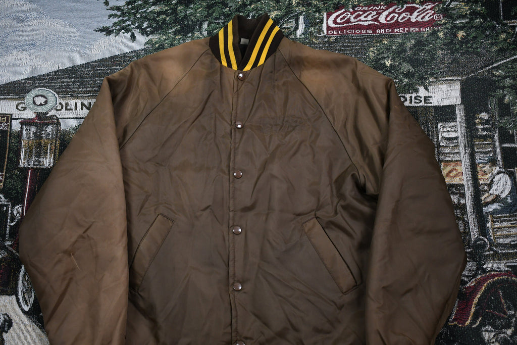 Vintage 1980s Jacket Trap Shooters Satin Bomber