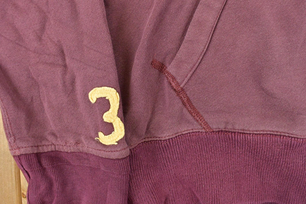 Vintage 1990s Polo By Ralph Lauren State Henley Hoodie Men's Medium