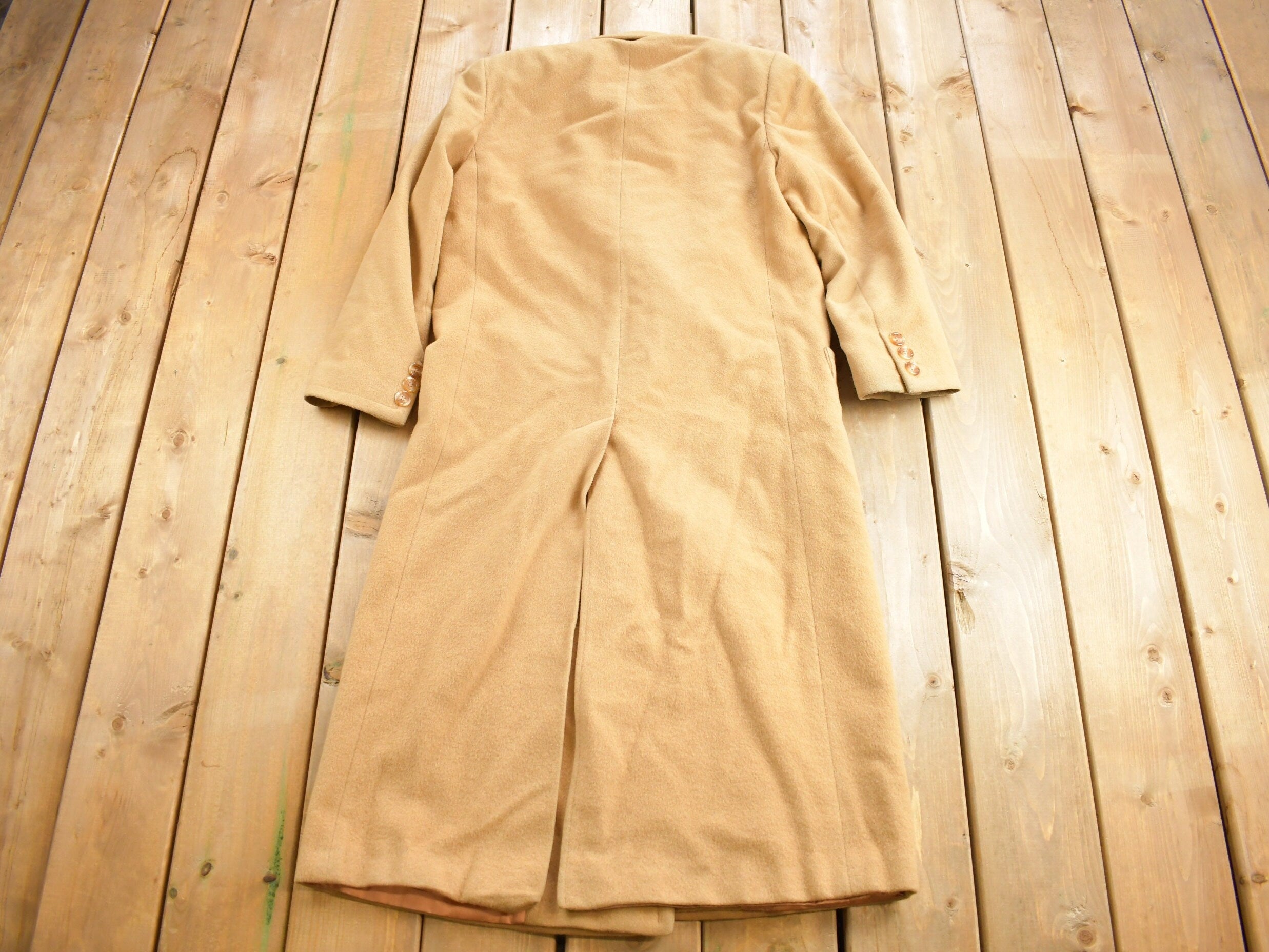 Vintage 1980s Marvin Richards Full Length Wool Jacket