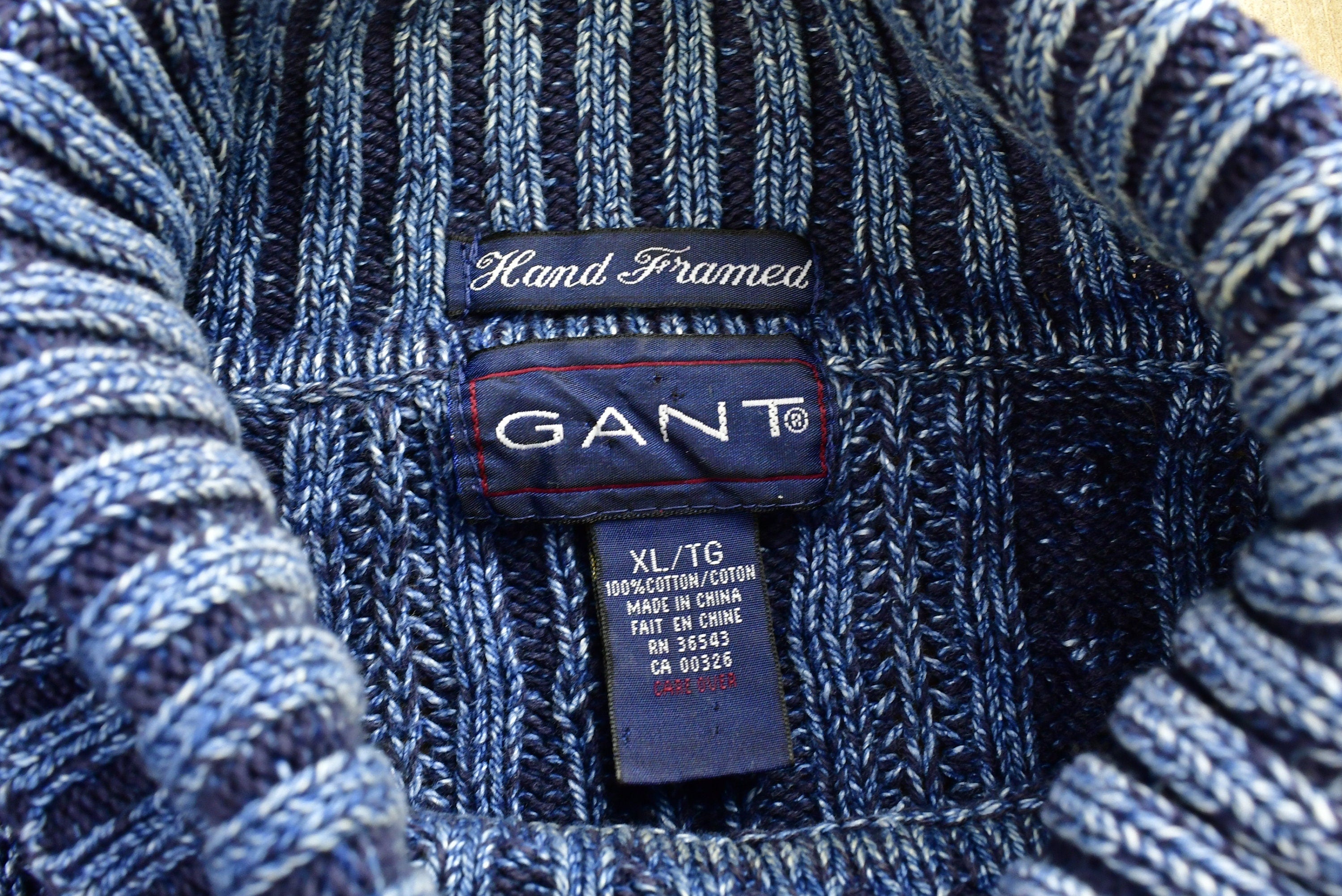 Vintage 90's Gant Cable Knit Knitted Sweater