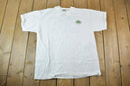 Vintage 1998 Shamrock 5K Walk Souvenir Single Stitch Graphic Print T-Shirt Made In USA