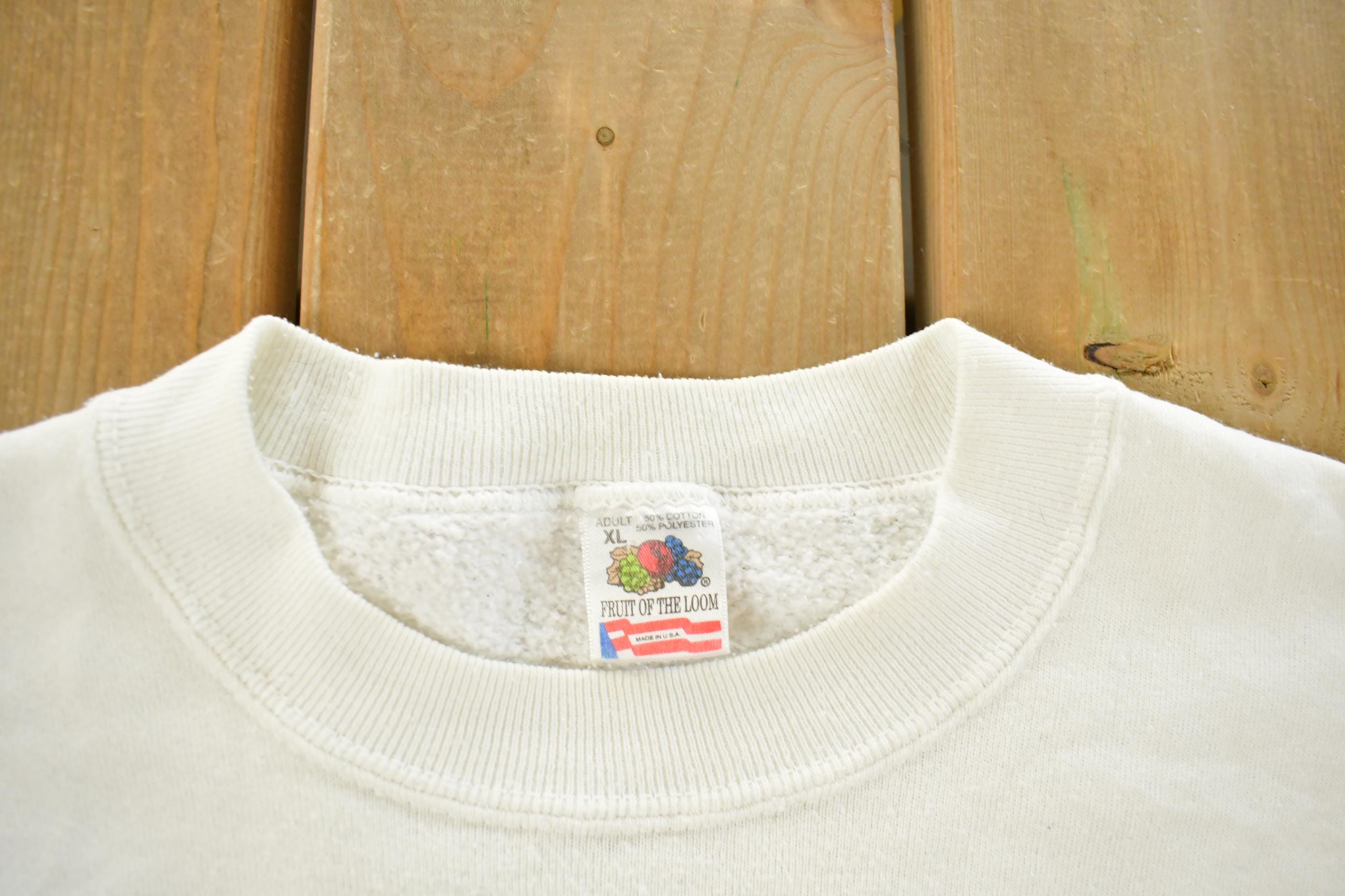 Vintage 1990s Back to the 50s Classic Cars Crewneck Sweatshirt Men's XL