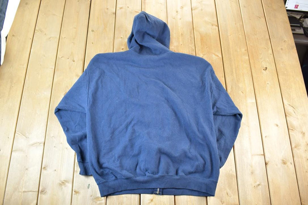 Vintage Y2K Uconn Huskies full Zip University Hoodie Mens XL