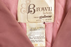 Vintage 1980s Brown Fashion By Gabor Full Length Light Jacket