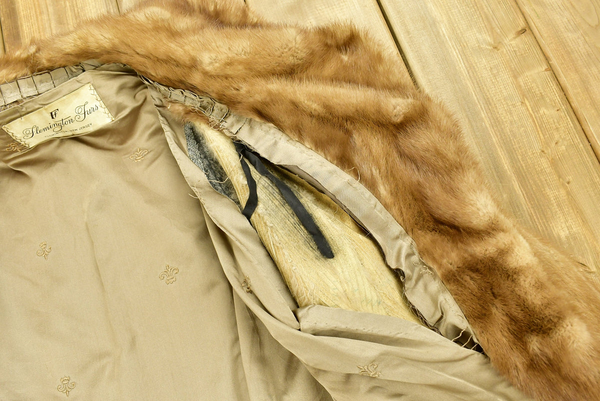 Vintage Flemington Blonde Mink Furs Fur Coat