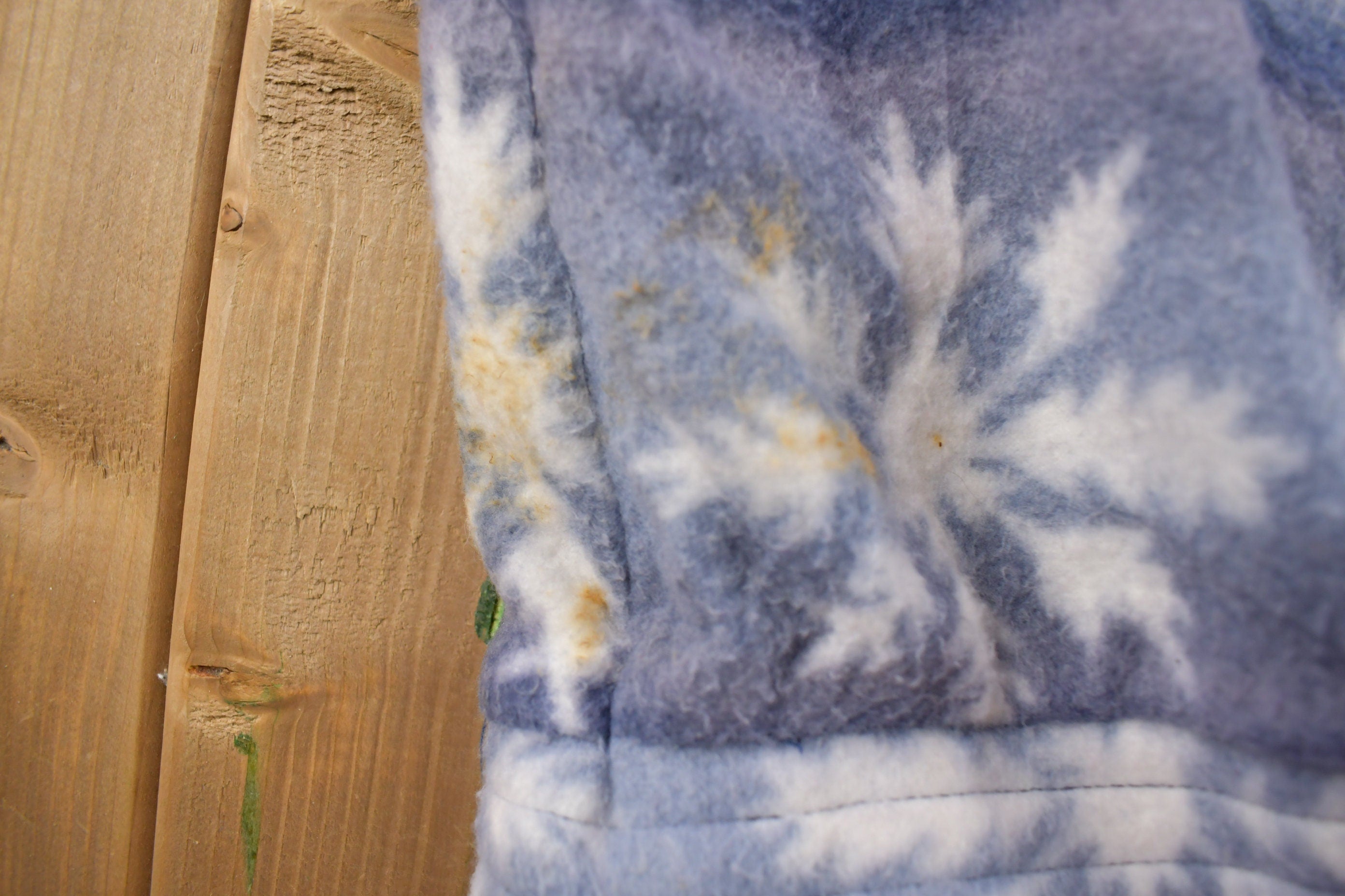 Vintage 1990s Winter Patterned Fleece Zip Up Sweater