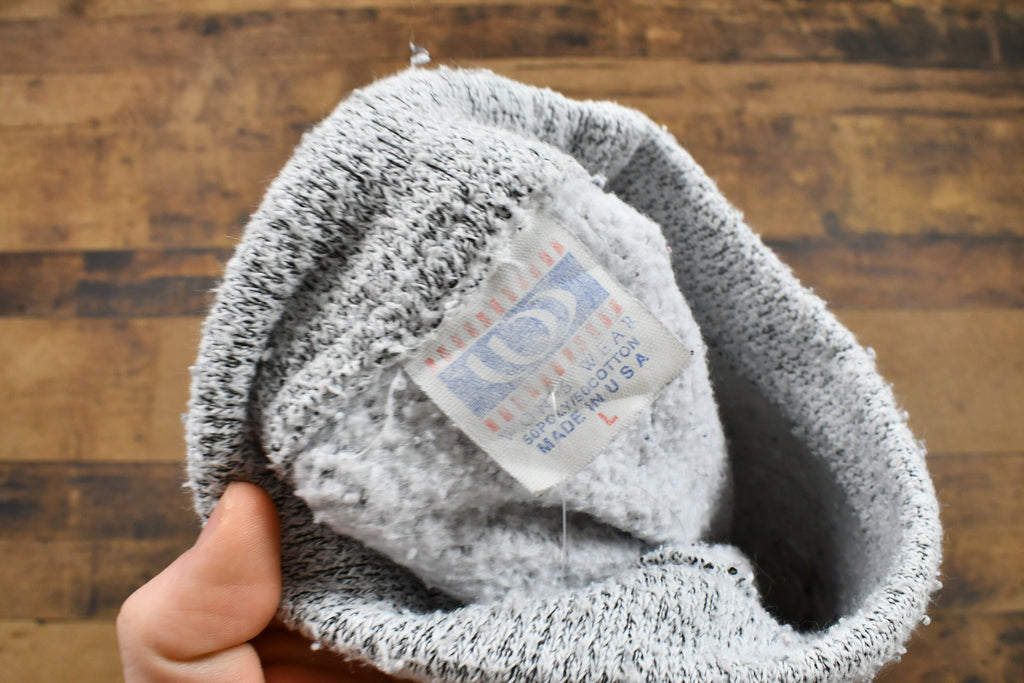 Vintage 1990s Bird & Trees Embroidered Graphic Crewneck / Vintage Nature Sweatshirt / Fleece Sweatshirt / Streetwear / Made In USA