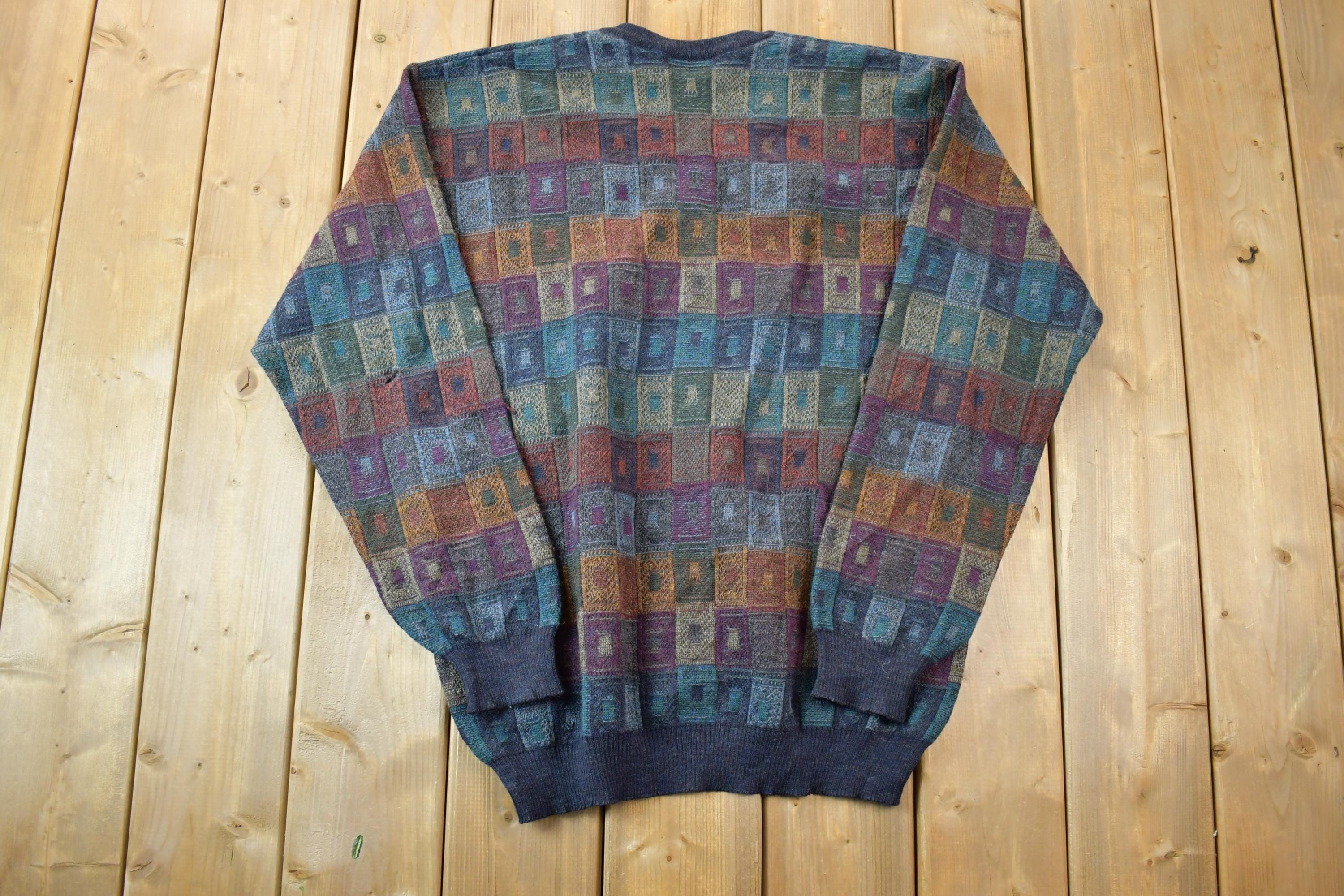 Vintage 1990s Tricots St Raphael Knit Crewneck Sweater