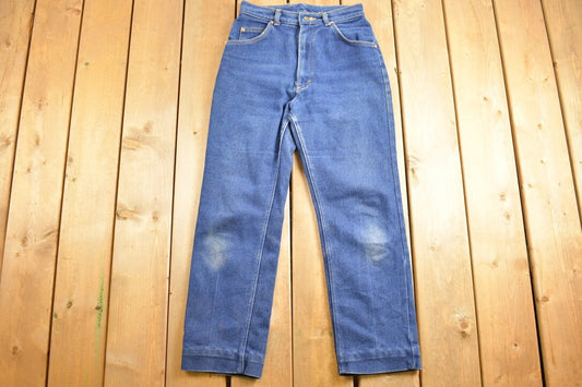 Vintage 1970s Lee Women's Jeans Size 26 x 25.5 / Vintage Denim / Vintage Lee / Union Made In USA / Retro Jeans