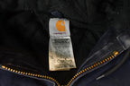 Vintage 1990s Carhartt Distressed Canvas Hooded Jacket Men's 2XL