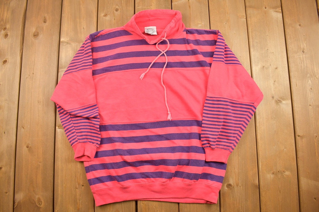 Vintage 1990s Ricki and Co Striped Crewneck Sweatshirt