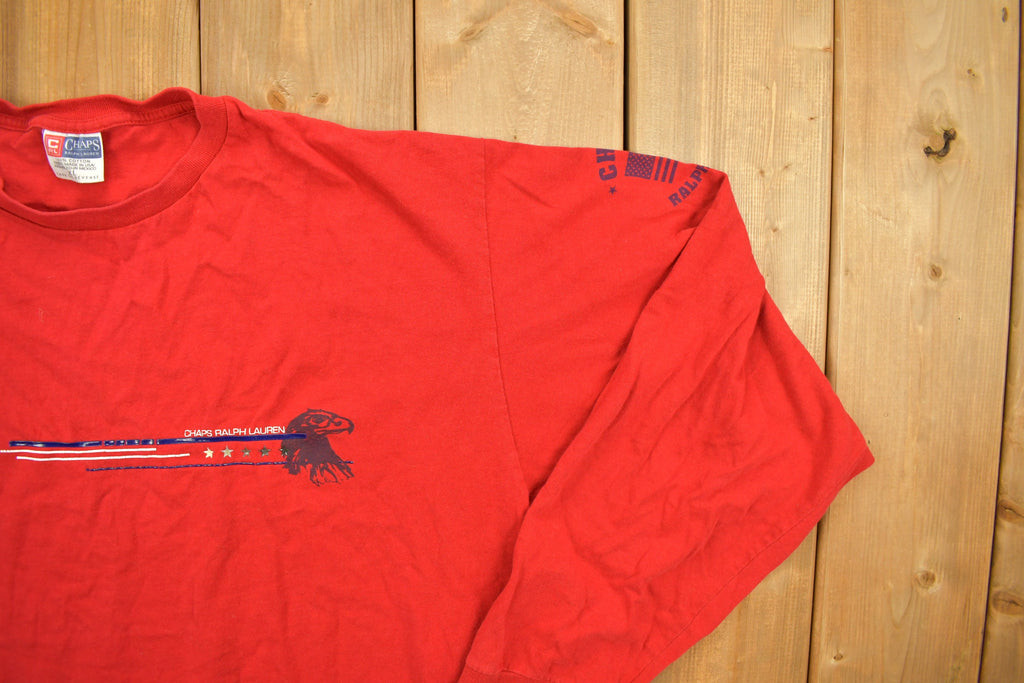Vintage 1990s Chaps Ralph Lauren Long Sleeve T Shirt