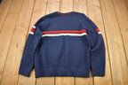 Vintage 1980s Rockee USA 100% Rocky Mountain Wool Knitted Sweater