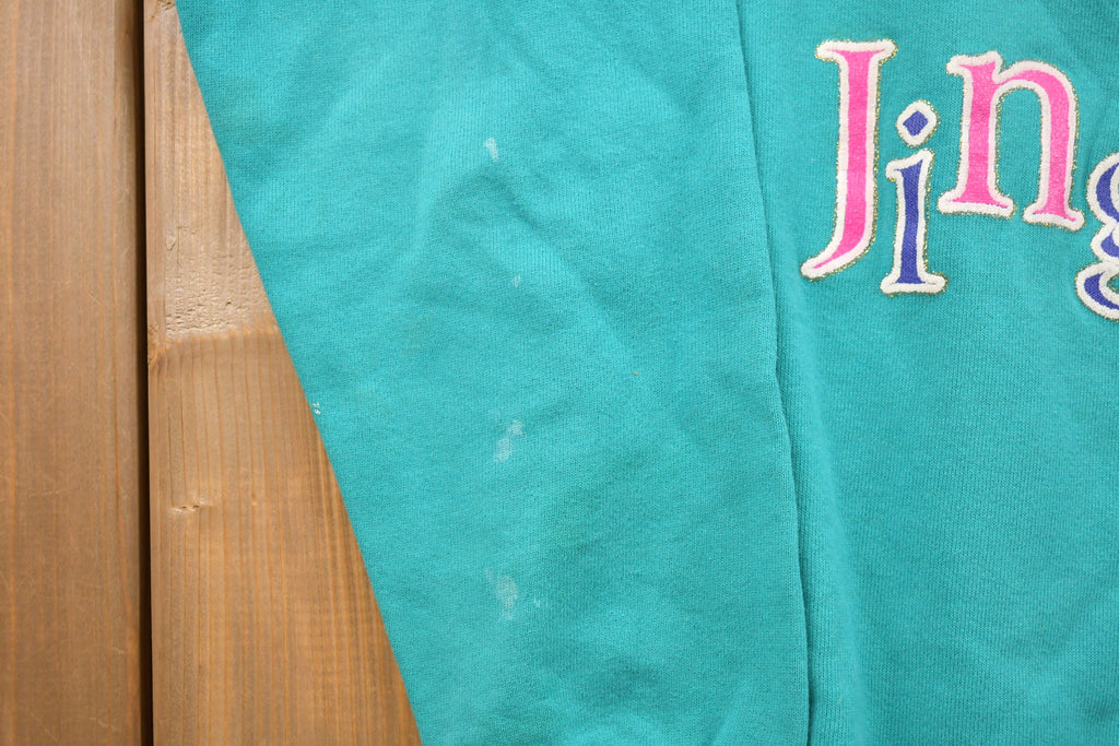 Vintage 1990s Yo! Jingle This Graphic Mockneck Sweatshirt
