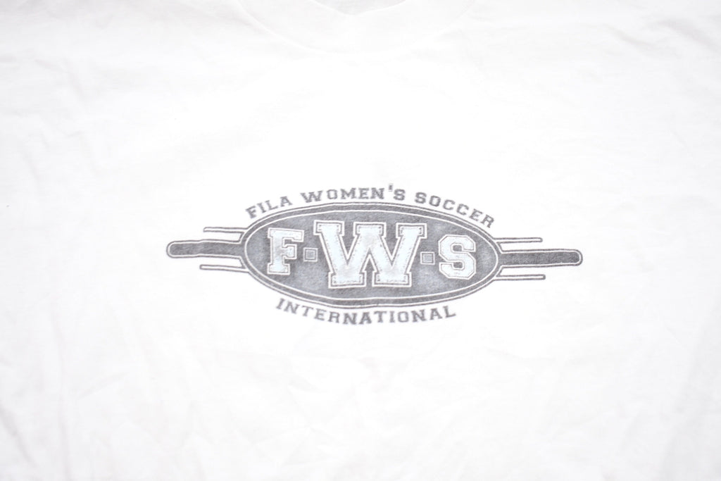 Vintage 1990s Fila Woman's Soccer Graphic T-Shirt