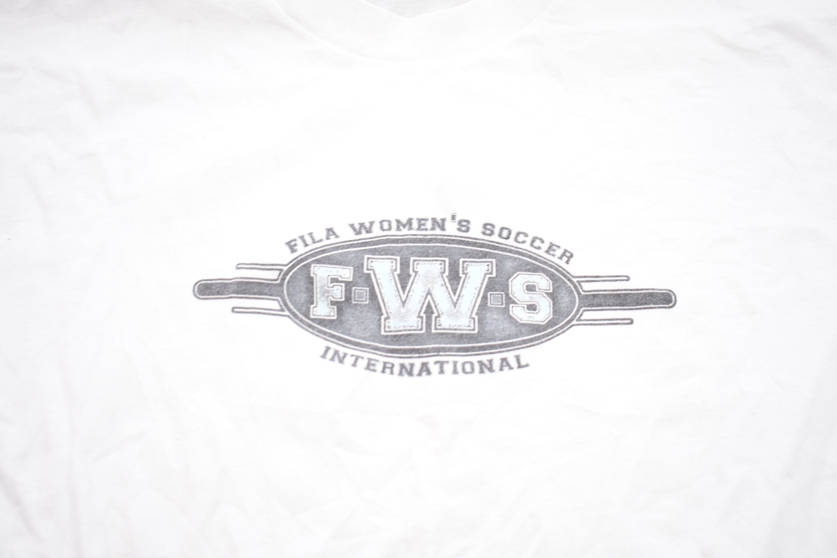 Vintage 1990s Fila Woman's Soccer Graphic T-Shirt