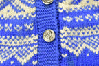 Vintage 1970s Knitted Button Down Sweater