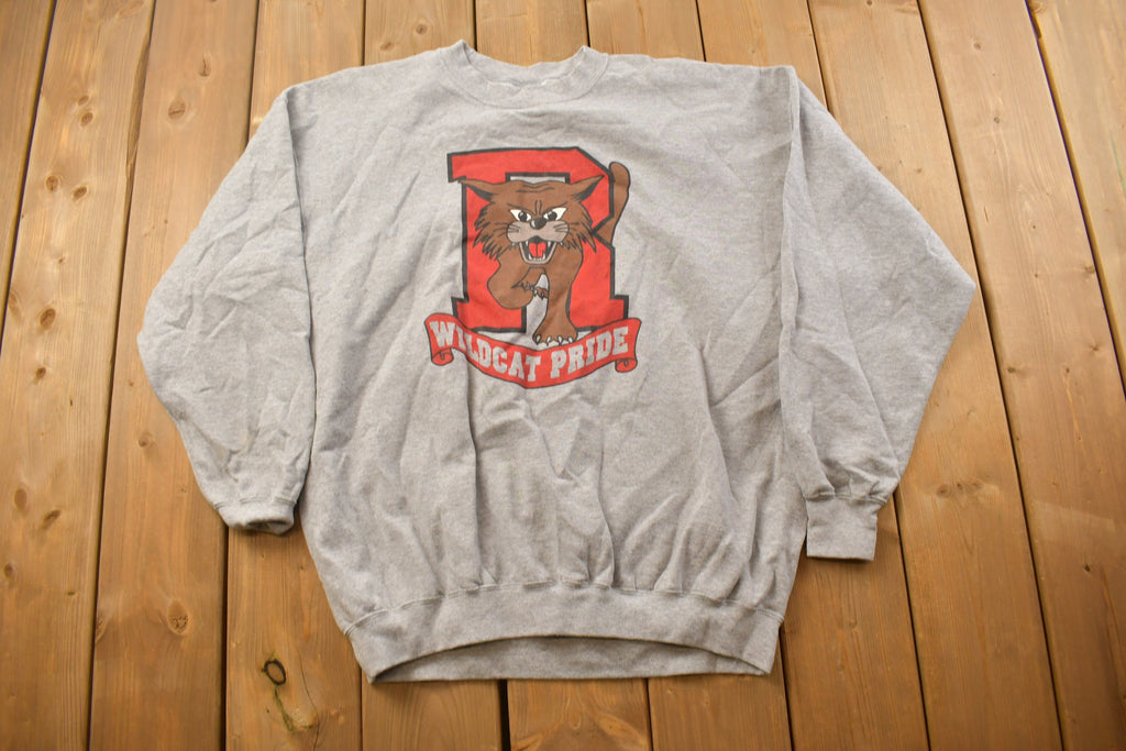 Vintage 1990s Wildcat Pride Collegiate Crewneck